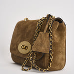 Borsa donna Lily in suede sabbia HH9878 P705SALCOMBESAND MULBERRY 