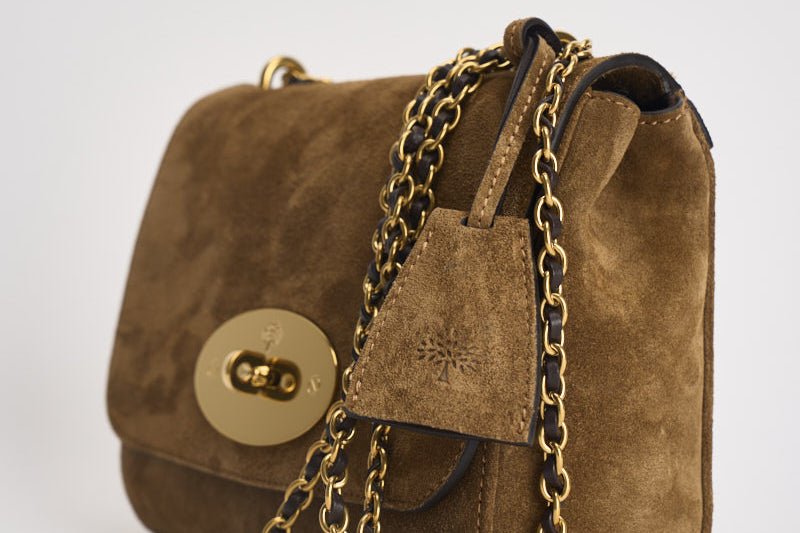 Borsa donna Lily in suede sabbia HH9878 P705SALCOMBESAND MULBERRY 