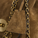 Borsa donna Lily in suede sabbia HH9878 P705SALCOMBESAND MULBERRY 