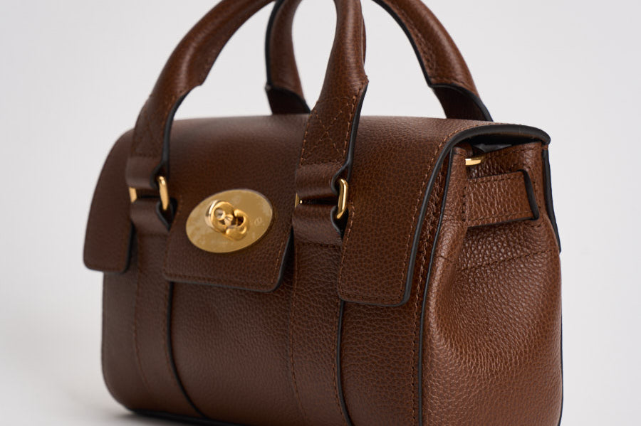 Borsa donna Mini Bayswater  marrone RL8930 G110OAK MULBERRY 