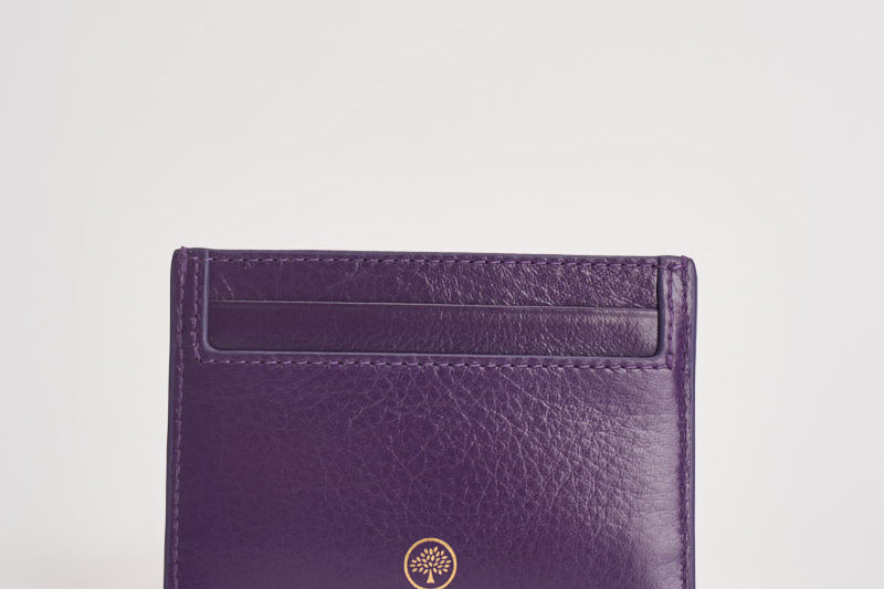 Portacarte donna Credit Card Slip High Shine viola RL9091 V185AMETHYST MULBERRY 