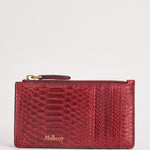 Portacarte donna Continental Long Zipped rosso RL9092 K569APPLERED MULBERRY 