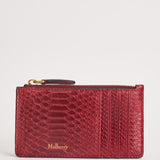Portacarte donna Continental Long Zipped rosso RL9092 K569APPLERED MULBERRY 