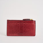 Portacarte donna Continental Long Zipped rosso RL9092 K569APPLERED MULBERRY 