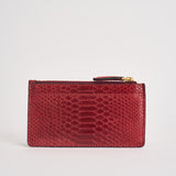 Portacarte donna Continental Long Zipped rosso RL9092 K569APPLERED MULBERRY 