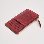 Portacarte donna Continental Long Zipped rosso RL9092 K569APPLERED MULBERRY 