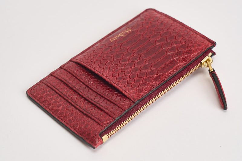 Portacarte donna Continental Long Zipped rosso RL9092 K569APPLERED MULBERRY 