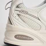 Sneakers donna 530 bianche e tortora U530 CSB NEW BALANCE 