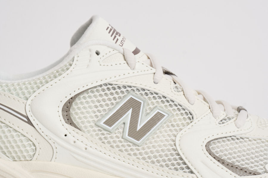 Sneakers donna 530 bianche e tortora U530 CSB NEW BALANCE 