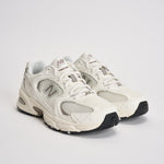 Sneakers donna 530 bianche e tortora U530 CSB NEW BALANCE 