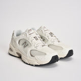 Sneakers donna 530 bianche e tortora U530 CSB NEW BALANCE 
