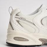Sneakers uomo 530 bianche e tortora U530. CSB NEW BALANCE 