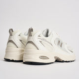 Sneakers uomo 530 bianche e tortora U530. CSB NEW BALANCE 
