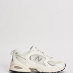 Sneakers uomo 530 bianche e tortora U530. CSB NEW BALANCE 