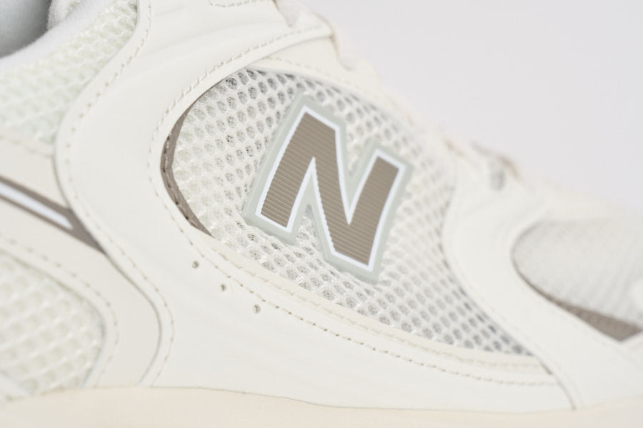 Sneakers uomo 530 bianche e tortora U530. CSB NEW BALANCE 