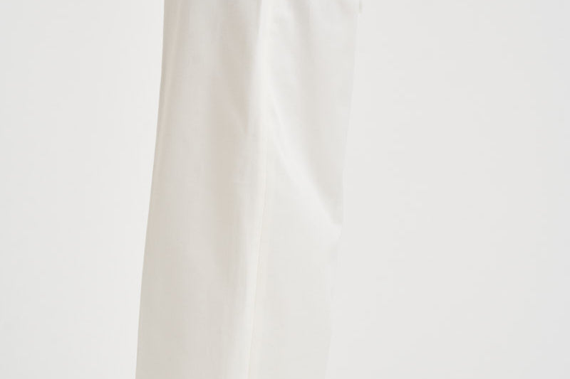 Pantaloni donna Nancy gamba larga bianco NANCY232 BURRO NINE IN THE MORNING 
