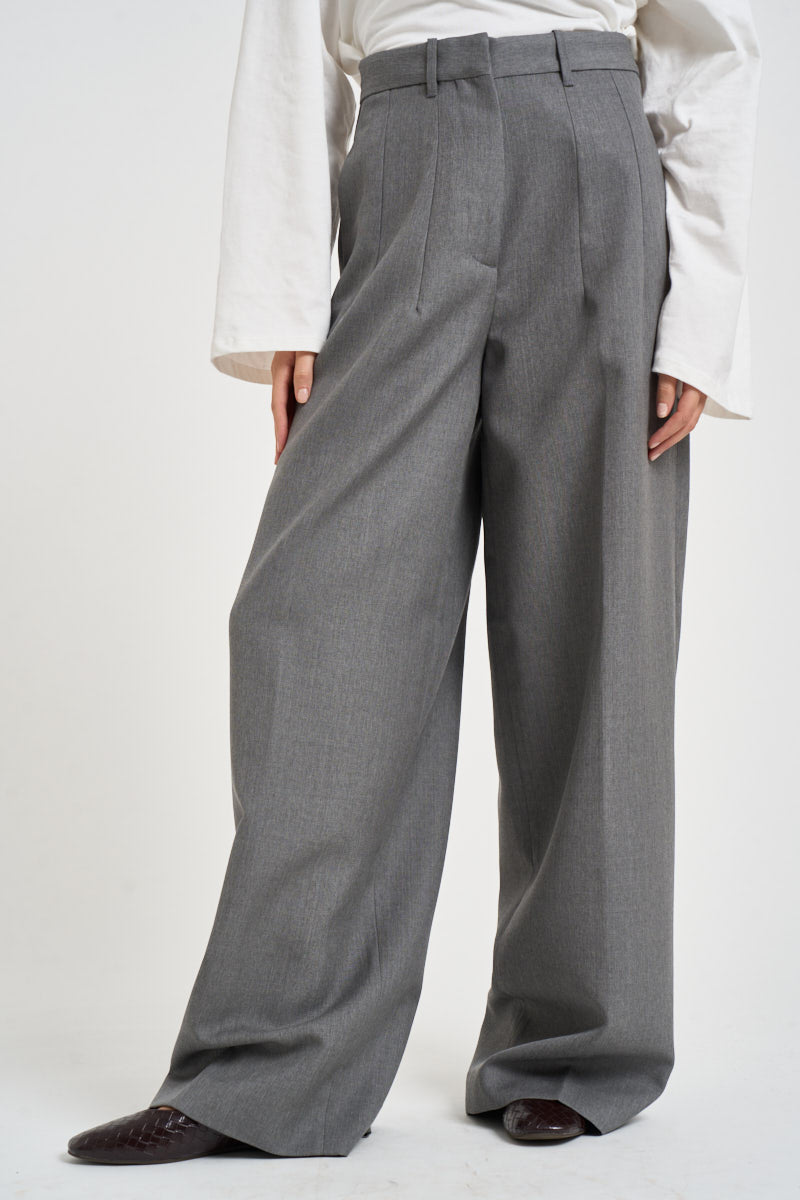 Pantaloni donna zina sartoriali grigi ZIN07 S69IRON NINE IN THE MORNING 