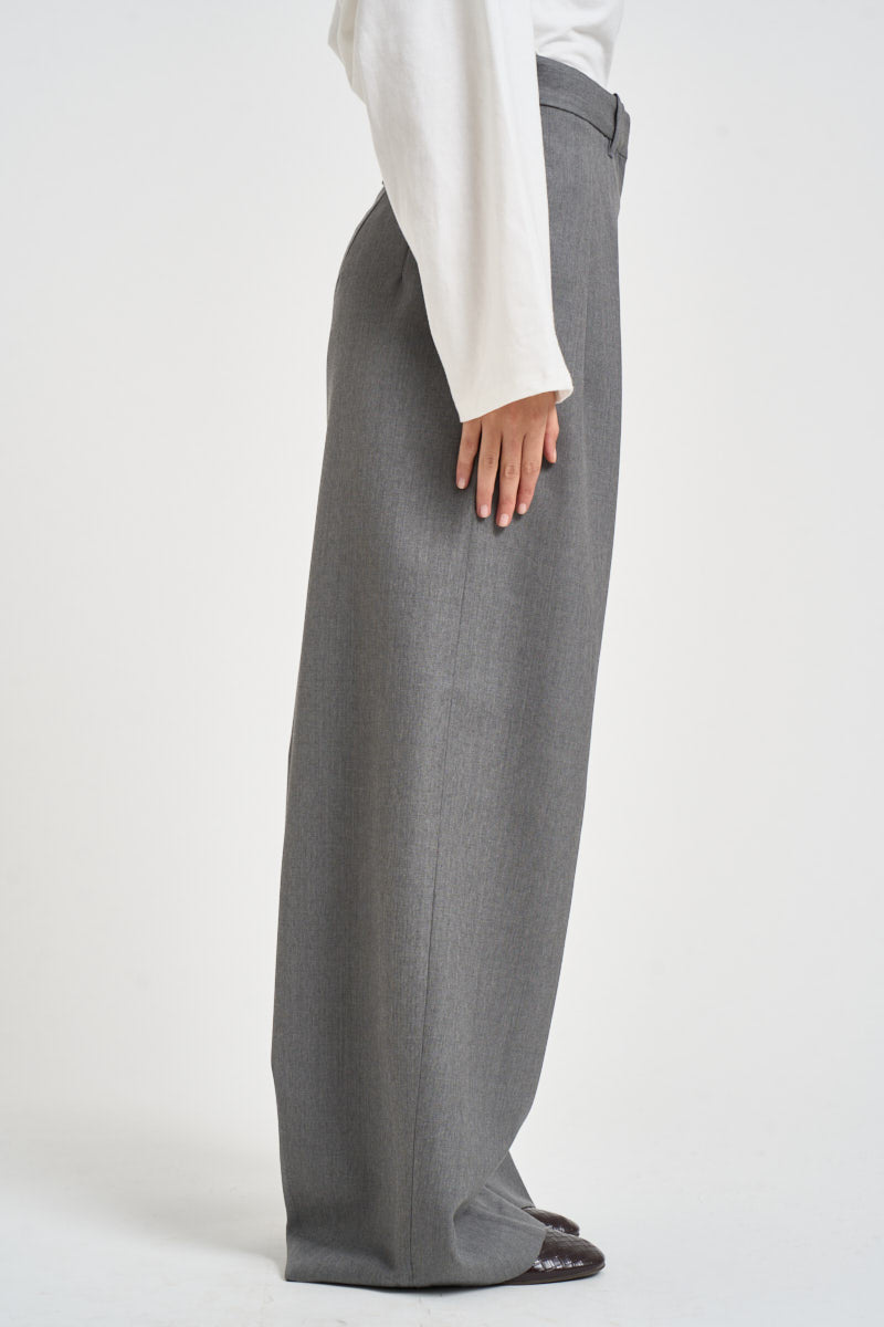 Pantaloni donna zina sartoriali grigi ZIN07 S69IRON NINE IN THE MORNING 