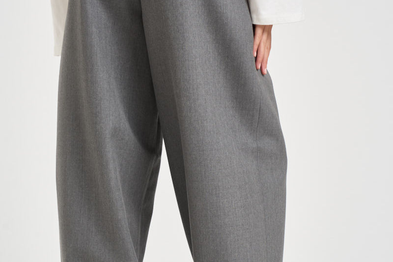 Pantaloni donna zina sartoriali grigi ZIN07 S69IRON NINE IN THE MORNING 