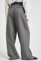 Pantaloni donna zina sartoriali grigi ZIN07 S69IRON NINE IN THE MORNING 