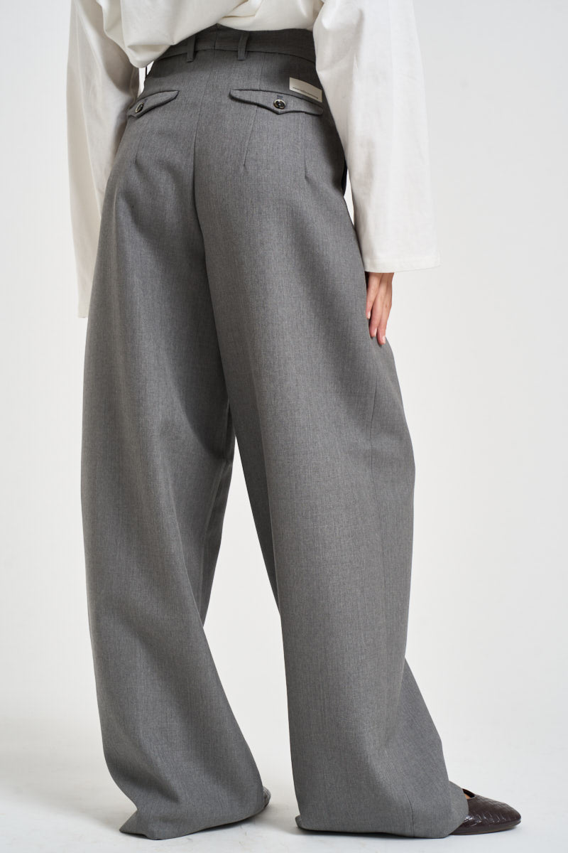 Pantaloni donna zina sartoriali grigi ZIN07 S69IRON NINE IN THE MORNING 