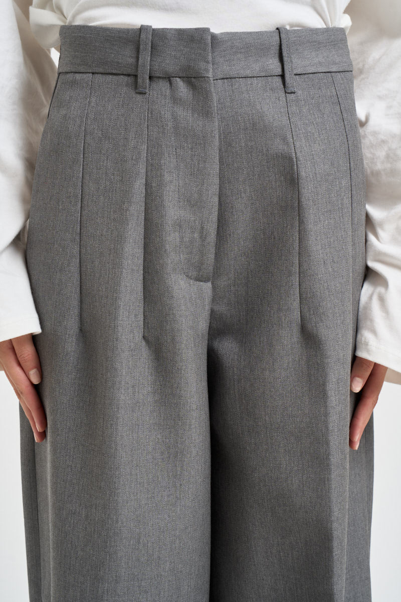 Pantaloni donna zina sartoriali grigi ZIN07 S69IRON NINE IN THE MORNING 