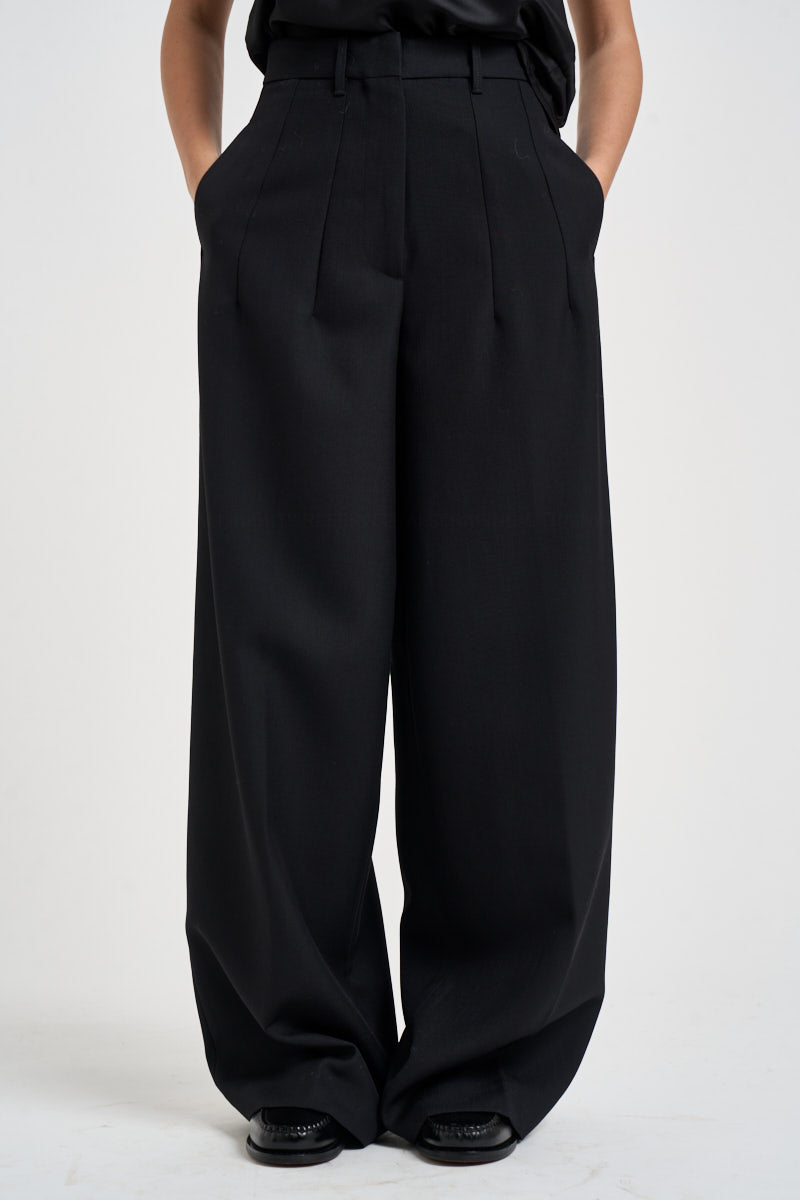 Pantaloni donna zina sartoriali neri ZIN07 S69NERO NINE IN THE MORNING 