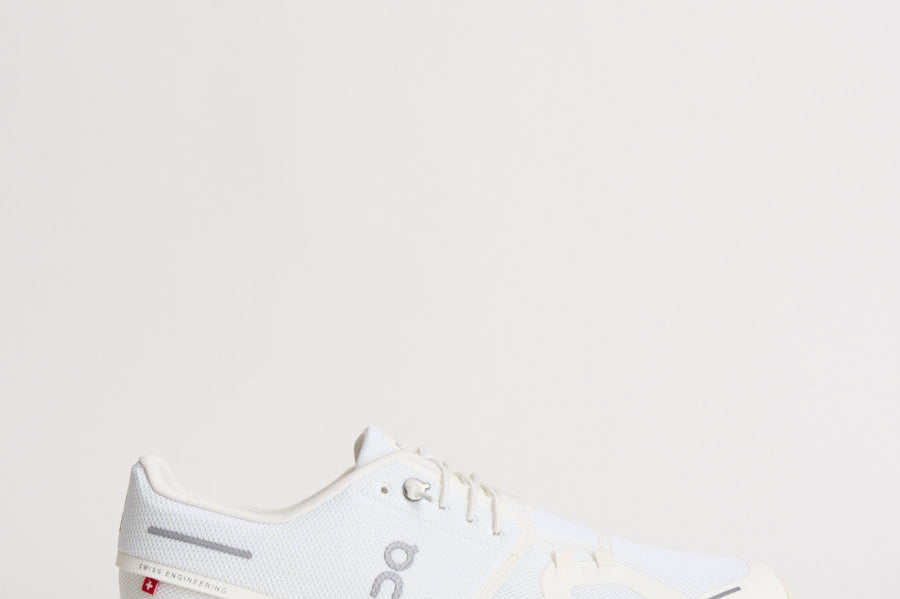 Sneakers uomo Cloud 6 bianche 3MF10071200 WHITEWHITE ON RUNNING 