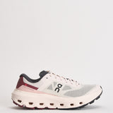 Sneakers donna Cloudvista 3 bianca e bordeaux 3WG30195308 OYSTERBARBERRY ON RUNNING 