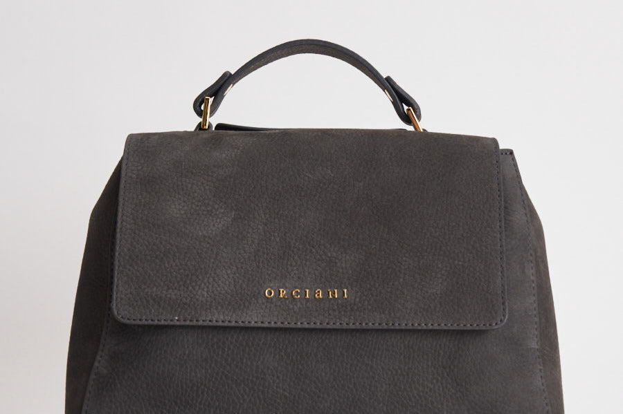 Borsa donna Sveva Nabucco Small a mano grigio antracite B01999NBU CARBONE ORCIANI 