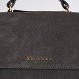 Borsa donna Sveva Nabucco Small a mano grigio antracite B01999NBU CARBONE ORCIANI 