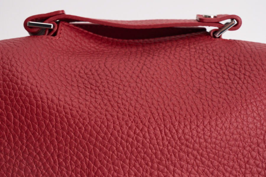 Borsa donna Sveva Soft Piccol a mano in pelle con tracolla rossa B01999SOF ROSSO ORCIANI 