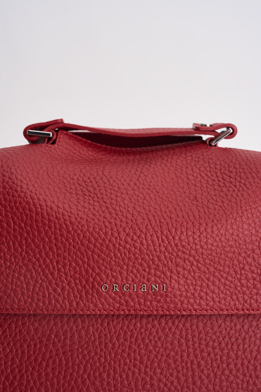 Borsa donna Sveva Soft Piccol a mano in pelle con tracolla rossa B01999SOF ROSSO ORCIANI 