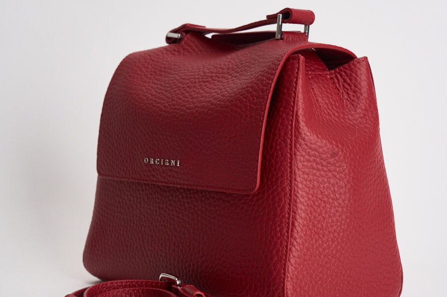 Borsa donna Sveva Soft Piccol a mano in pelle con tracolla rossa B01999SOF ROSSO ORCIANI 