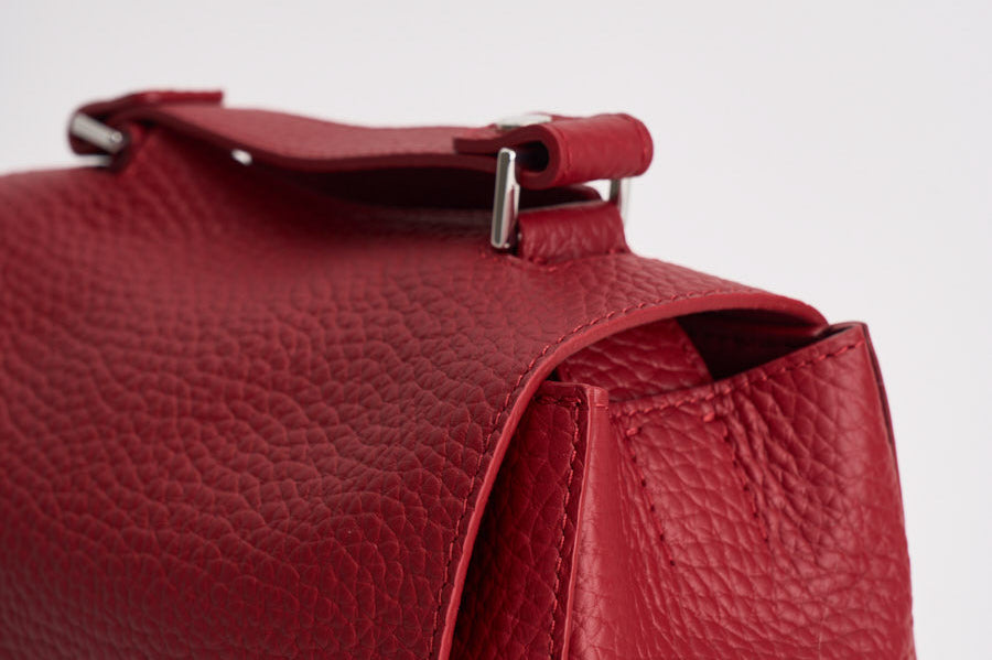 Borsa donna Sveva Soft Piccol a mano in pelle con tracolla rossa B01999SOF ROSSO ORCIANI 