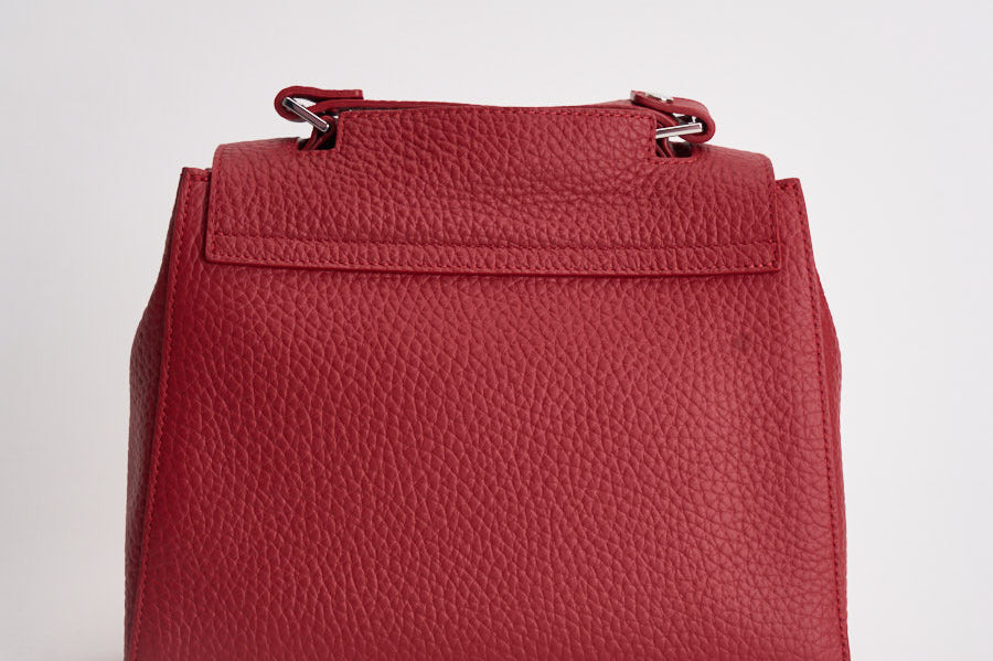 Borsa donna Sveva Soft Piccol a mano in pelle con tracolla rossa B01999SOF ROSSO ORCIANI 