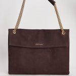 Borsa donna Venus Nabucco Midi a spalla in pelle nabuk burgundy B02212NAB BURGUNDY ORCIANI 