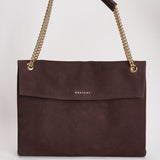 Borsa donna Venus Nabucco Midi a spalla in pelle nabuk burgundy B02212NAB BURGUNDY ORCIANI 