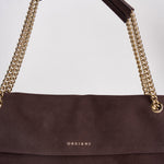 Borsa donna Venus Nabucco Midi a spalla in pelle nabuk burgundy B02212NAB BURGUNDY ORCIANI 