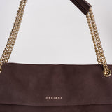 Borsa donna Venus Nabucco Midi a spalla in pelle nabuk burgundy B02212NAB BURGUNDY ORCIANI 