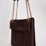 Borsa donna Venus Nabucco Midi a spalla in pelle nabuk burgundy B02212NAB BURGUNDY ORCIANI 