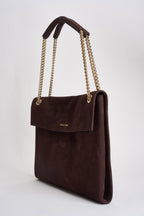 Borsa donna Venus Nabucco Midi a spalla in pelle nabuk burgundy B02212NAB BURGUNDY ORCIANI 