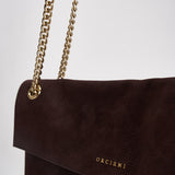Borsa donna Venus Nabucco Midi a spalla in pelle nabuk burgundy B02212NAB BURGUNDY ORCIANI 