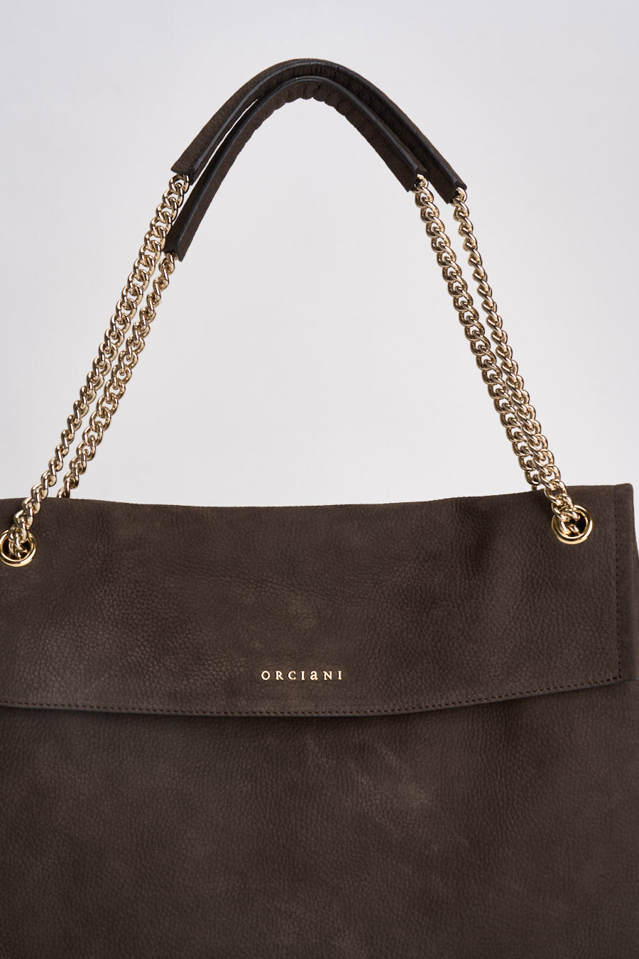 Borsa donna Venus Nabucco Midi a spalla in pelle nabuk moro B02212NAB MORO ORCIANI 
