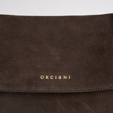Borsa donna Venus Nabucco Midi a spalla in pelle nabuk moro B02212NAB MORO ORCIANI 