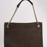 Borsa donna Venus Nabucco Midi a spalla in pelle nabuk moro B02212NAB MORO ORCIANI 