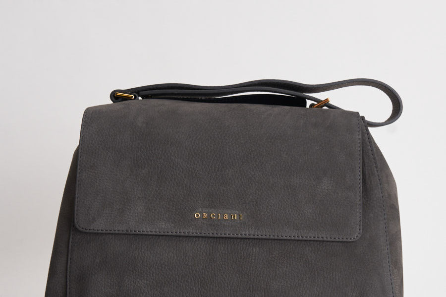 Borsa donna Sveva Nabucco media a spalla grigio antracite BT2006NBU CARBONE ORCIANI 