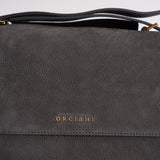 Borsa donna Sveva Nabucco media a spalla grigio antracite BT2006NBU CARBONE ORCIANI 