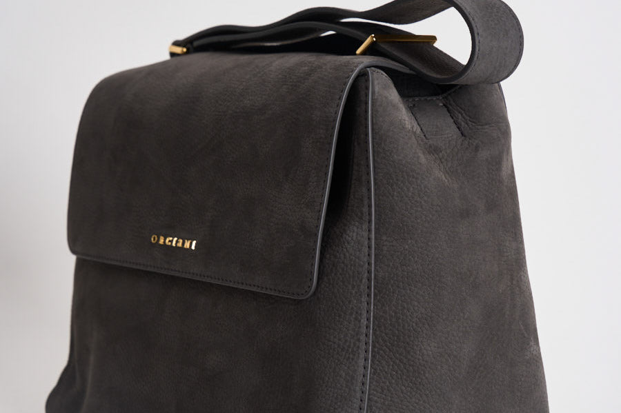 Borsa donna Sveva Nabucco media a spalla grigio antracite BT2006NBU CARBONE ORCIANI 
