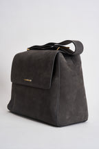 Borsa donna Sveva Nabucco media a spalla grigio antracite BT2006NBU CARBONE ORCIANI 